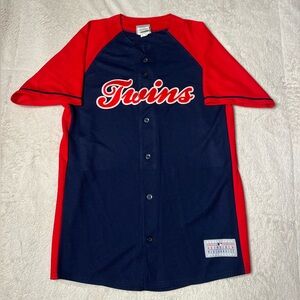 MLB Genuine Merchandise Minnesota Twins Joe Mauer Jersey Youth XL Mens S Y2K 00s